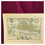 Vintage Art Print Map (18' x 23 3/4')