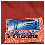 T2 Judgement Day Movie Stickers Pack (Sealed)
