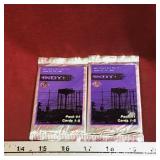 Lot Of 2 Indy Stock Car Trading Card Packs