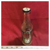 1924 Blue Bird Glass Beverage Bottle