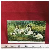 Antique Dogs Art Print Postcard (Unused)