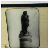 Antique Monument Statue Glass Projector Slide