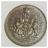 1972 Canada 50 Cent Coin