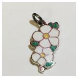 Sterling Silver Flower Charm