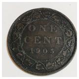 1905 Canada One Cent Coin