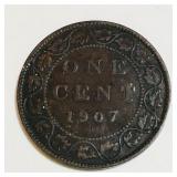 1907 Canada One Cent Coin