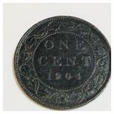 1904 Canada One Cent Coin