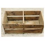 Vintage Sunkist Oranges Wooden Crate