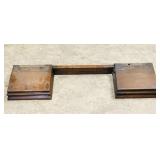 Antique Wooden Voting Boxes Set