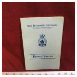 NB Royal Canadian Legion Funeral Service Book