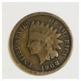 1908 United States Indian Head Penny