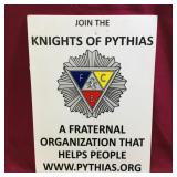 'Join The Knights Of Pythias' Sign (24' x 18')