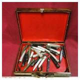 Case Of Knights Of Pythias Ritual Spikes (Antique)