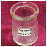 1935 Small Glass Creamer