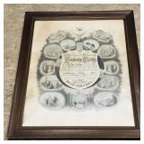Framed Knights Of Pythias 'Our Shield' Art Print