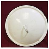 Vintage Enamelled Pot Lid (15 1/2')