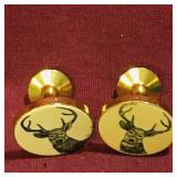 Pair Of Vintage Buck Cufflinks