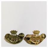 Pair Of Princess Patricia's LI Collar Badges
