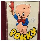 Vintage Porky Pig Decal (Sealed)