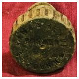 Antique Wooden James Ready St. John NB Stopper