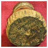 Antique Wooden James Ready St. John NB Stopper