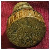 Antique Wooden W.B. Daley St. John NB Stopper