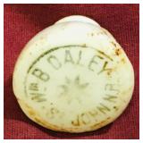 Antique WM. B. Daley St. John NB Bottle Stopper