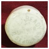 Antique James Ready St. John NB Bottle Stopper