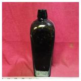 Antique Glass Gin Bottle (9 1/2' Tall)