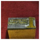 '1 Day Service' Printers Block (Vintage) (Small)