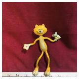 Vintage Russ Berrie Cat Bendy Figure