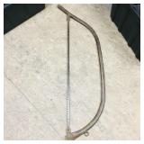 Large Antique Iron Buck Saw