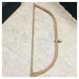 Large Antique Iron Buck Saw