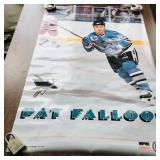 1992 Pat Falloon NHL Poster