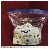 Large Bag Lot Of 1960's Canada Pennies