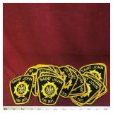 Large Lot Of Vintage Saint John Fire Dept. Patches