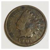 1901 United States Indian Head Penny