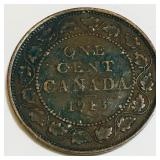 1913 Canada One Cent Coin