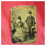 Antique Tin Photograph