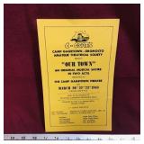 Oromocto Amateur Theatrical Society Booklet