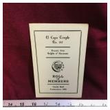 1966 Knights Of Khorassan Small Booklet