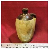 Painted Glass Apple Blossom Jug (4 1/4' Tall)