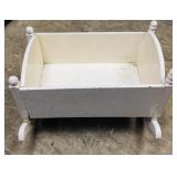 Antique Wooden Doll Cradle