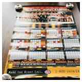 1999-2000 Saint John Flames Calender / Poster