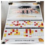 1993-94 Saint John Flames Calender / Poster