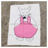 Vintage Hand-Stitched Wall Tapestry