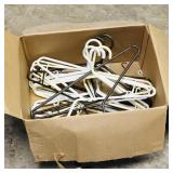 Box Lot Of Vintage Plastic Coat Hangers