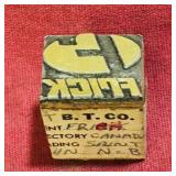 'Flick' Business Advertising Printers Block