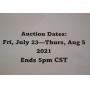 Auction Dates