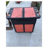 Black and Decker Storage Cabinet, Two Wheel Dolly